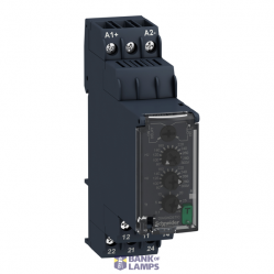 Harmony, Modular 1-phase voltage control relay, 8 A, 2 CO, 80…300 V AC/DC, 110…240 V AC/DC