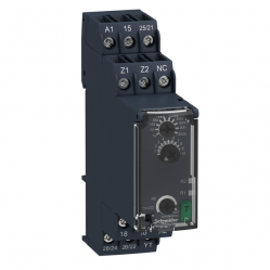 Harmony, Modular timing relay, 8 A, 2 CO, 0.05 s…300 h, power on delay , 24...240 V AC/DC