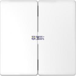 Rocker 2-gang, lotus white, System Design