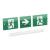 Exiway Light, sign kit rectangular 20m