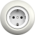 Renova - single socket outlet - 2P + E - 16 A - 250 V - white BP