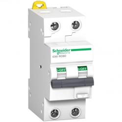 Acti9 IC60 RCBO 2P 25A 30mA C 10kA AC