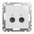 TV/R connector 4db, Sedna, White