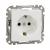 Sedna Design & Elements, SSO Side earth Shut Screwless, white