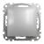 Sedna Design & Elements, 1-way Push-Button 10A, professional, aluminium