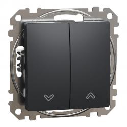Sedna Design & Elements, Roller Blind switch 10AX, professional, anthracite