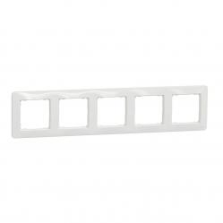 Sedna Design & Elements, Frame 5 gang, professional, white