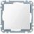 Blanking cover, polar white, glossy, System M