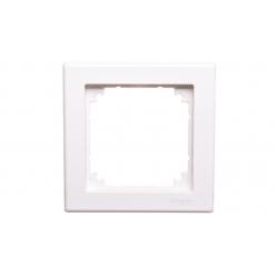 M-Smart frame, 1-gang, polar white, glossy