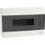 Enclosure Easy9 surface 1-row 12M smoked door 2 PE/N blocks