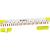 Comb Busbar Acti9 iC40, 80 A, IP20, White (RAL 9003), Length In 18 mm Modules: 12