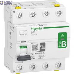 Acti9 iID - Residual Current Circuit Breaker - 4P - 25A - 300mA - B-SI type