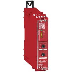 Safety Module Harmony XPS Cat.4, 5A, 24V AC/DC, IP20, 15V, NO/NC & PNP/PNP screw