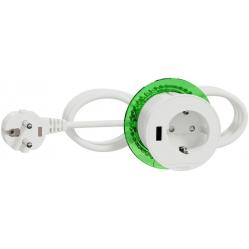 Socket Outlet Unica System+, White