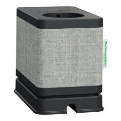Unica system+ - Desk Unit S - DE SO+USBA/C - Anthracite