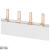 Pin busbar, 10 mm2 connection: 2x3x (1-phase+N) touch-safe