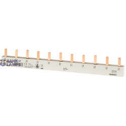 Pin busbar, 10 mm2 connection: 3-phase/+ 8x phase touch-safe for 1FI, 4-pole, NLI+8LS, 1-pole Pin