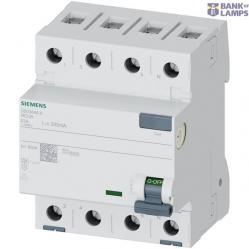 RCCB, 4-pole, type A, In: 63 A, 300 mA, Un AC: 400 V