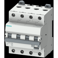 RCBO, 6 kA, 4-pole type A, 30 mA, C char, In: 32 A Un: 400 V