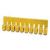 Cross-connector (terminal), when screwed in, yellow, 41 A, Number of poles: 10, Pitch in mm (P): 6.10, Insulated: Yes, Width: 7.6 mm