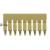 Cross-connector (terminal), when screwed in, yellow, 32 A, Number of poles: 9, Pitch in mm (P): 5.10, Insulated: Yes, Width: 7 mm