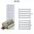 Dekafix, Terminal marker, 5 x 5 mm, Pitch in mm (P): 5.00 Weidmueller, white
