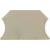End plate for terminals, dark beige, Height: 56 mm, Width: 1.5 mm, V-0, Wemid, Snap-on: No