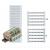 Dekafix, Terminal marker, 5 x 5 mm, Pitch in mm (P): 5.00 Weidmueller, white