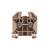 Feed-through terminal block, Screw connection, dark beige, 16 mm², 76 A, 1000 V, Number of connections: 2