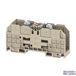 Bolt-type screw terminals, Feed-through terminal, Rated cross-section: 35 mm², Threaded stud connection, Direct mounting