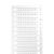 Dekafix, Terminal marker, 5 x 5 mm, Pitch in mm (P): 5.00 Weidmueller, white
