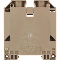 Feed-through terminal block, Screw connection, dark beige, 70 mm², 192 A, 1000 V, Number of connections: 2