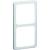Combination frame, 2 gang, pure white D 80.672.02