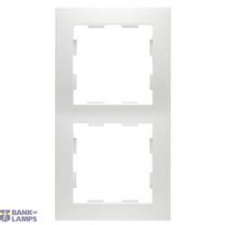 Badora frame 2-fold, pure white