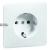 Standard SCHUKO socket outlet white