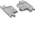 Insulating piece with screws, 2 pces.