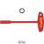 VDE-Insulated T-Shaped Handle Hexagon Nut Driver 336N Width Across Flats 13.0 x 230