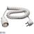 Current Cable extension 16 A White 2.50 m Spiral cable 70412 Schwabe
