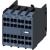 auxiliary switch, on the front, 3 NO + 1 NC, .1/.2, .3/.4, .3/.4, .3/.4, current