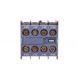 auxiliary switch, on the front, 2 NO + 2 NC, .3/.4, .1/.2, .1/.2, .3/.4, current