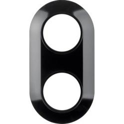 Frame 2gang, 1930, black glossy