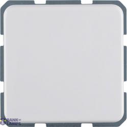 SCHUKO soc. out. hinged cover, splash-proteced flush-mtd IP44, p. whit