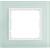 Frame Glass 1-Gang, B.7, Polar White/Polar White matt