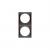 Integro Flow Frame, 2-Gang Anthracite Matt
