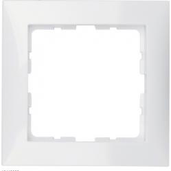Frame 1gang, S.1, p. white glossy