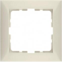 Frame 1gang, S.1, white glossy