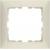 Frame 1gang, S.1, white glossy