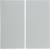 Rocker 2gang, S.1/B.3/B.7, p. white glossy