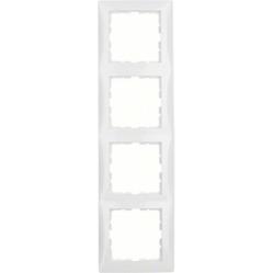 Frame 4gang, S.1, p. white glossy