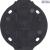 Base plate 1gang, self-extinguishing, 1930, black